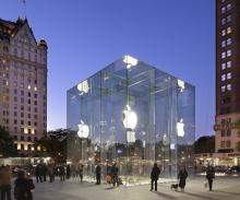 Apple's Fifth Avenue Cube Store, New York