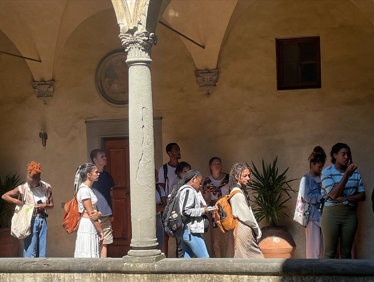Students in Certosa