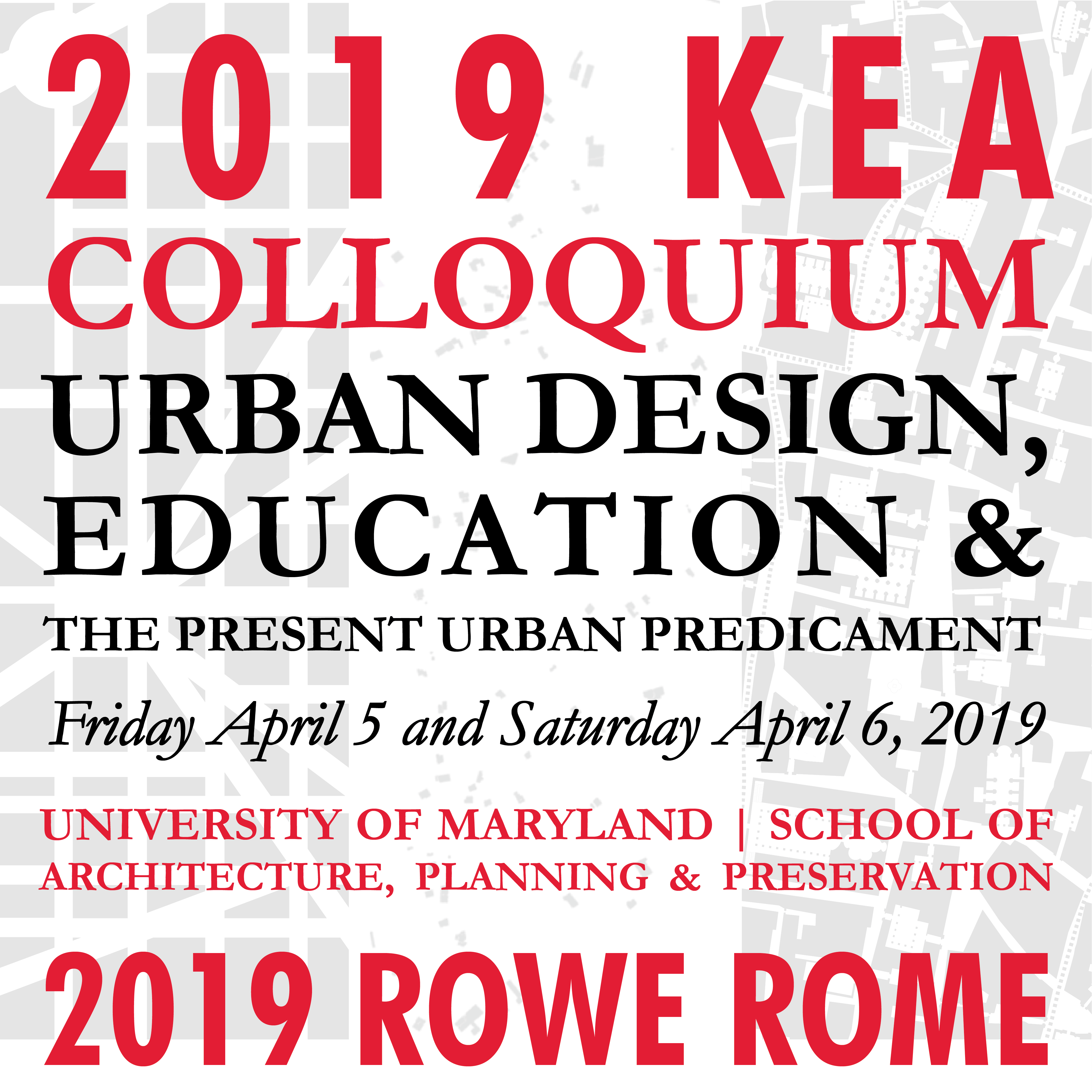 2019 KEA Colloquium ROWE ROME