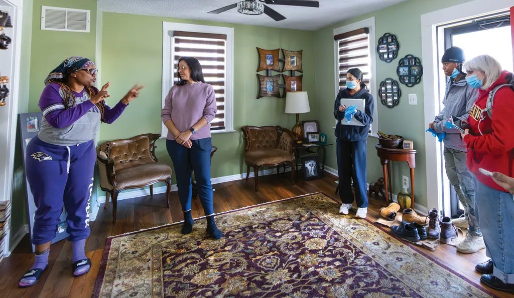 The Water Emergence Lab team in a Baltimore home