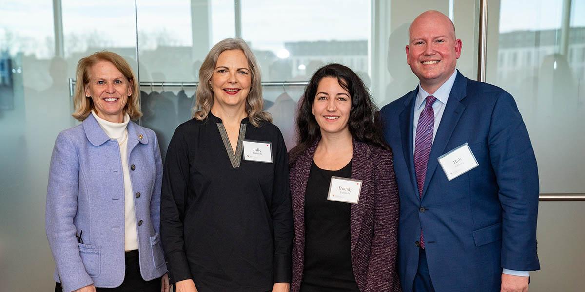 People standing for a group shot
