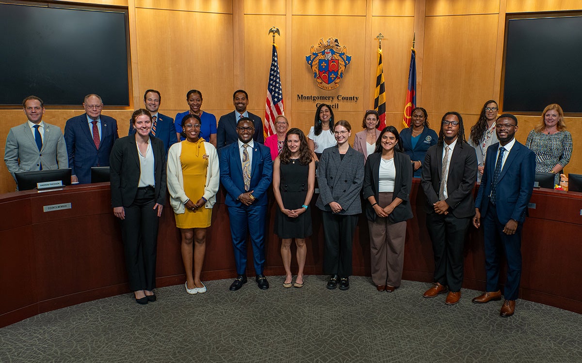 Group shot of the MCDOT fellows