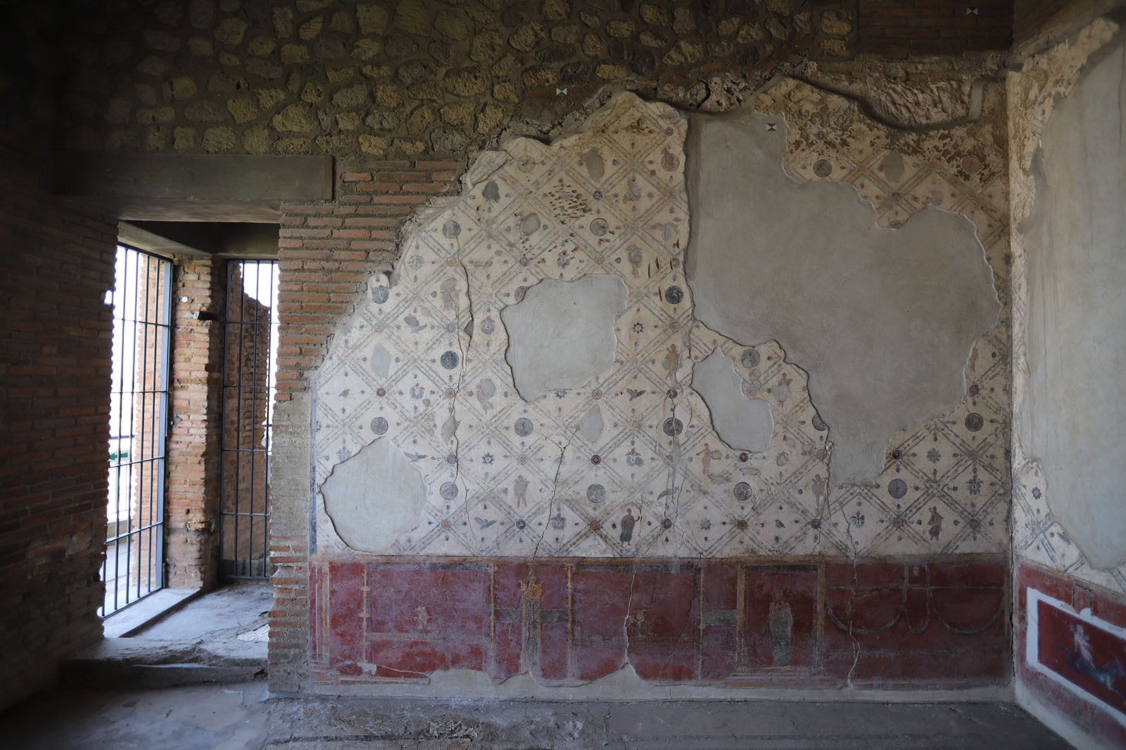 A fresco in the Villa Arianna in Stabiae, Italy
