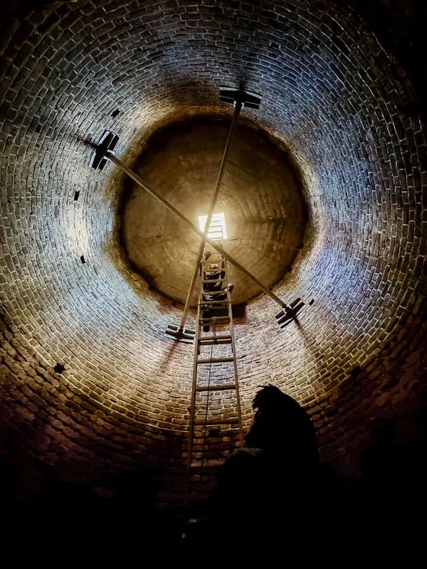 View from the underground ice house