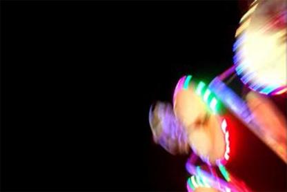 Blurry ferris wheel