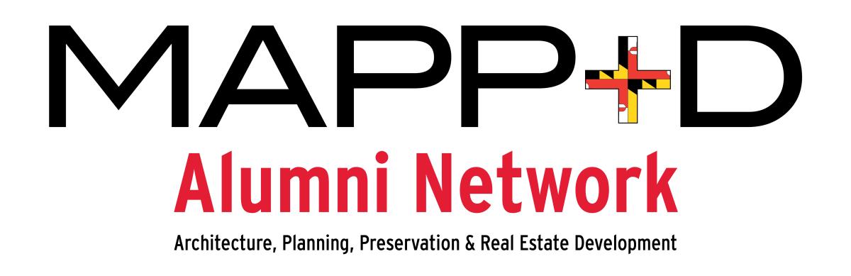 Logo for MAPP+D Alumni Network Architecture, Planning, Preservation and Real Estate Development