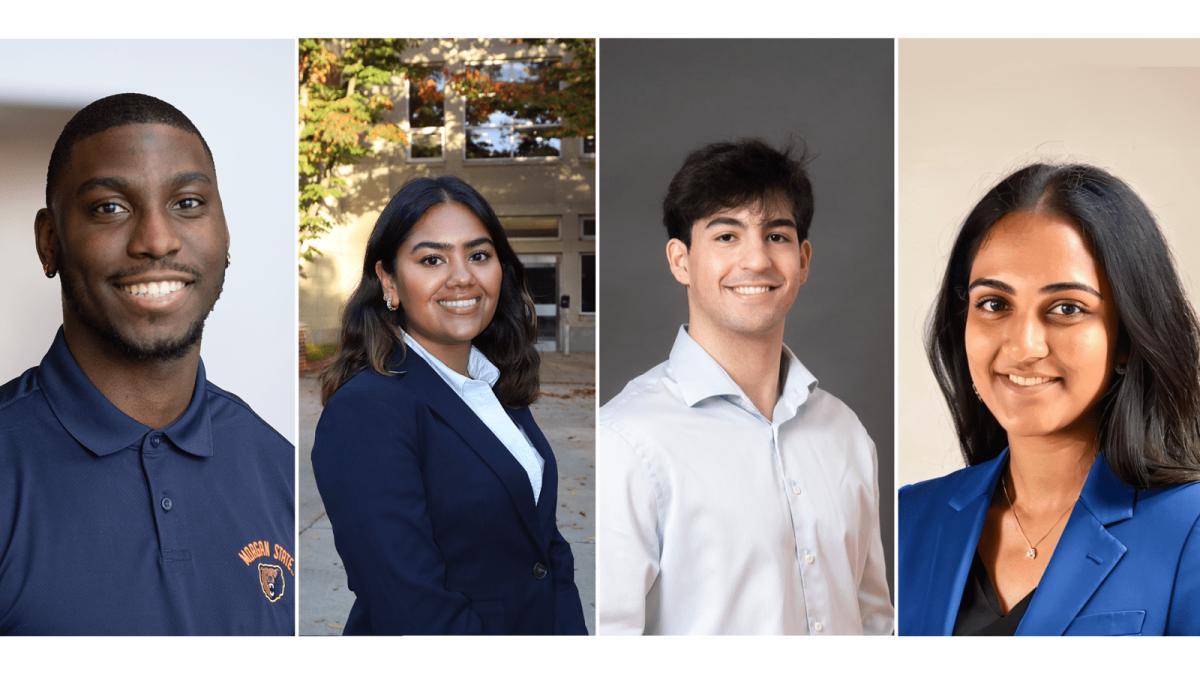 Ferguson Fellows (Left to right) Kerem Bulut, Anjali Sharma, Cameron Williams and Manasa Alur.