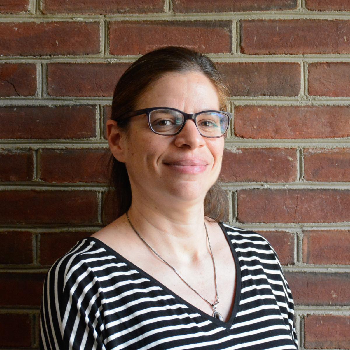 A headshot of a woman 