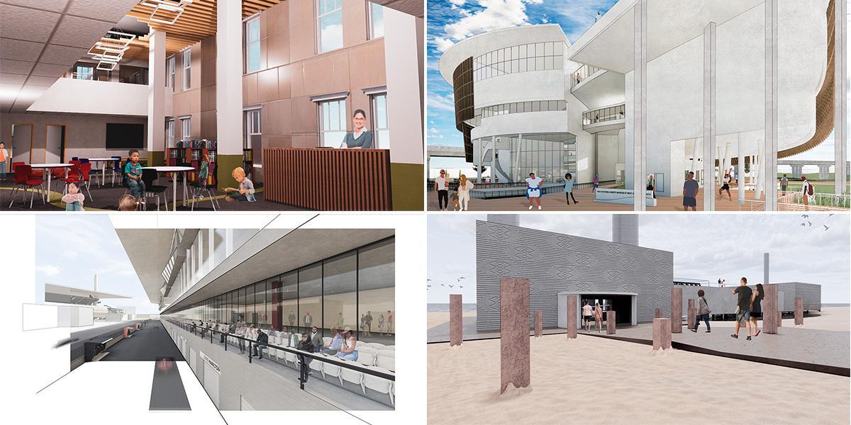 Collage of student projects