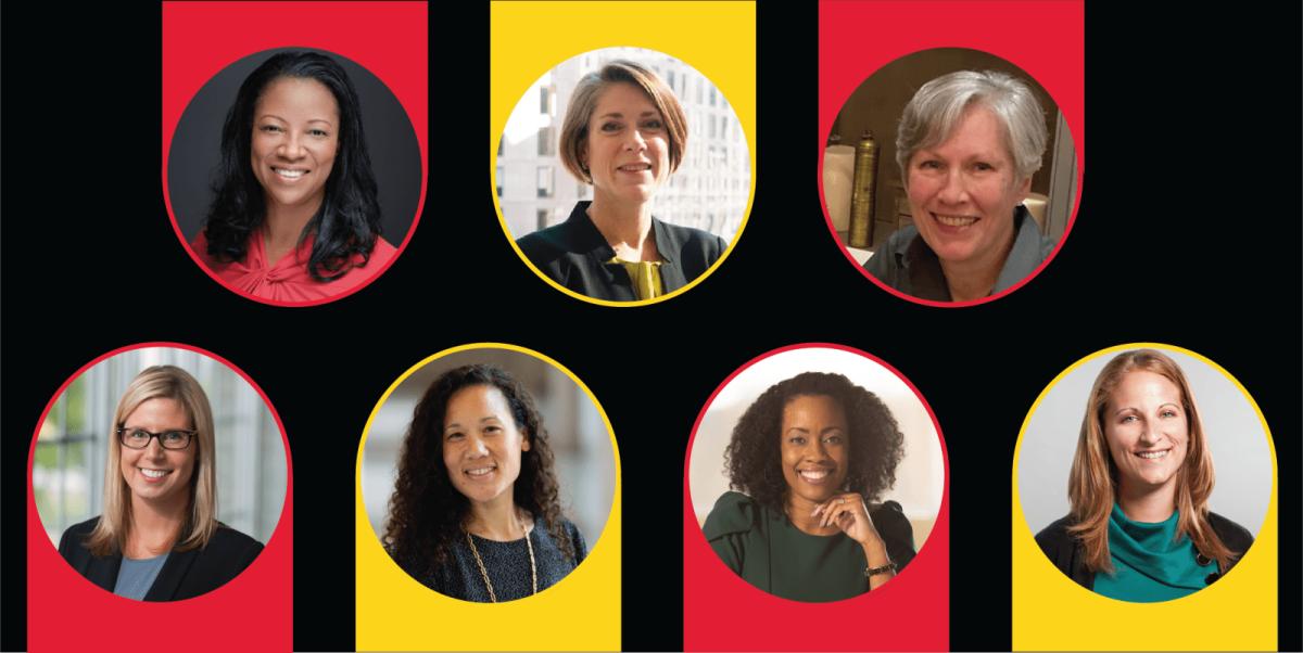 Collage of women in leadership