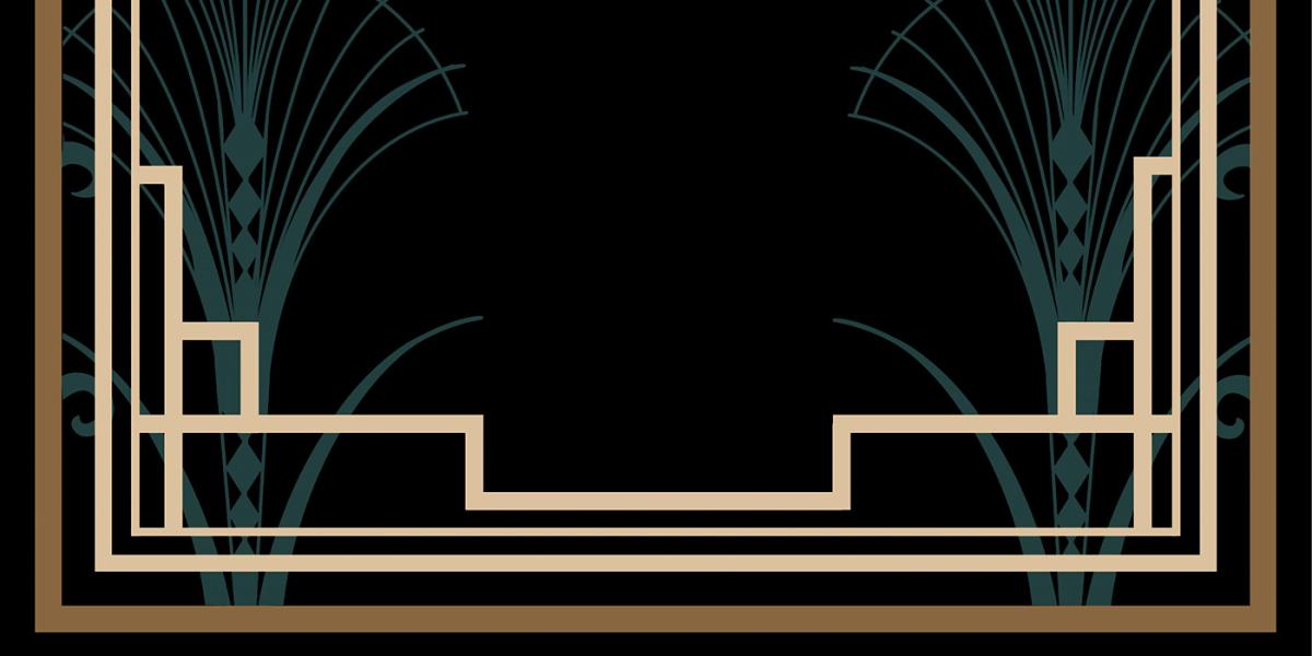 Decorative 20's style graphic