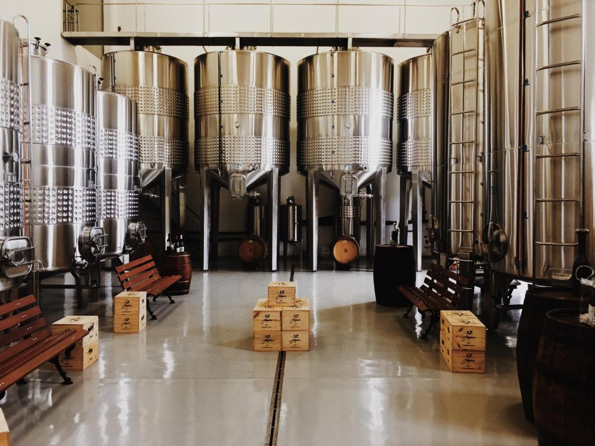 Inside of brewery