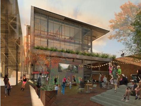 Rendering of the winning project