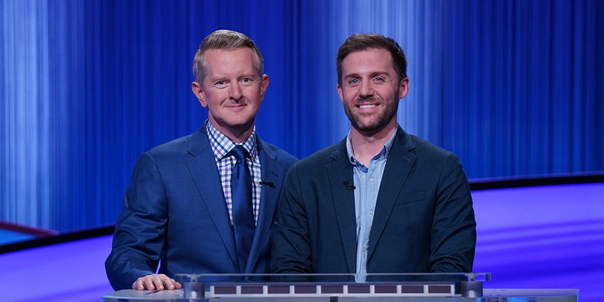 Derek Lombardi and Jeopardy host