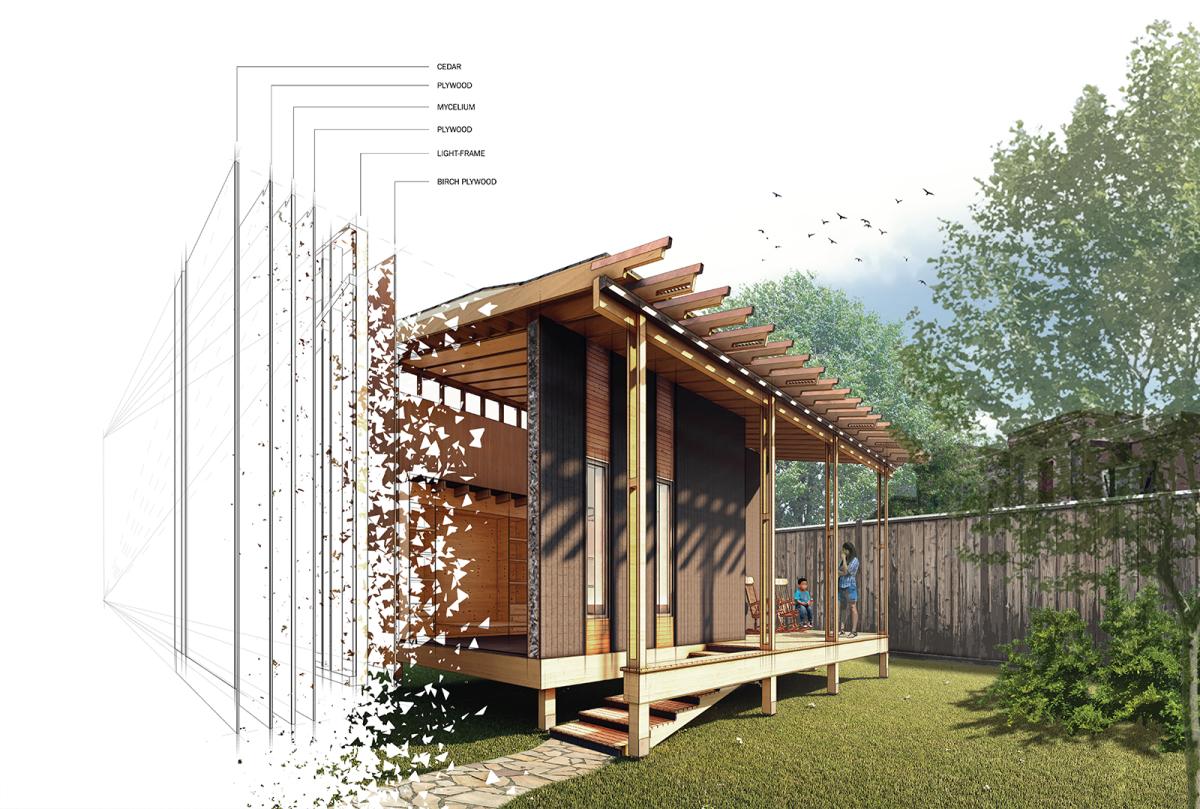 Entropy in a wooden building