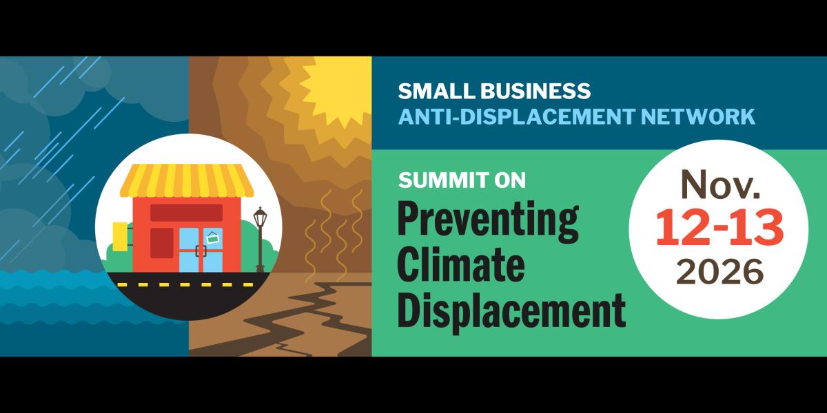 SBAN Summit on Preventing Climate Displacement November 12-13, 2026