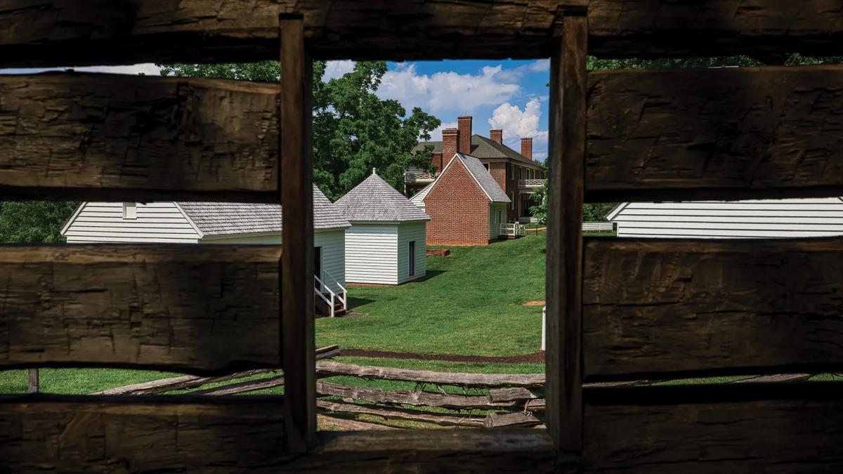 View of James Madison's Montpelier plantation home