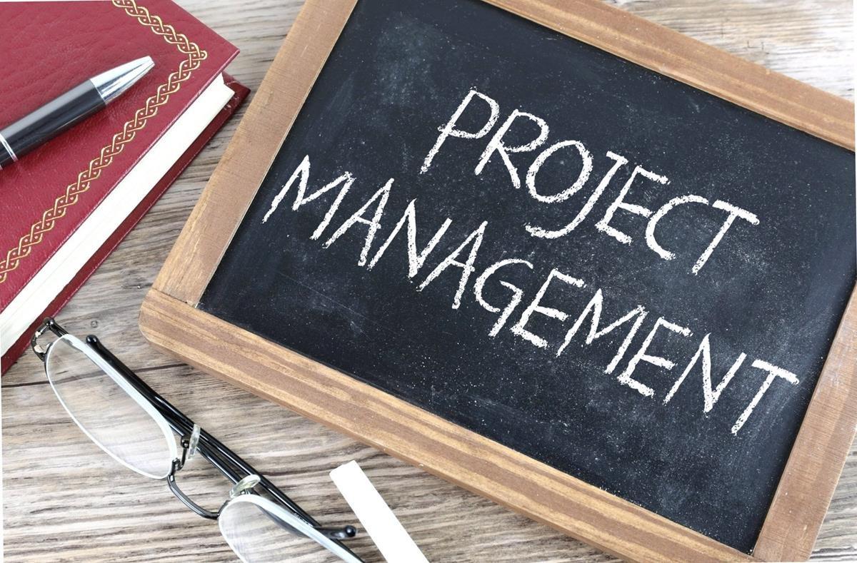 Project Management written on an artboard