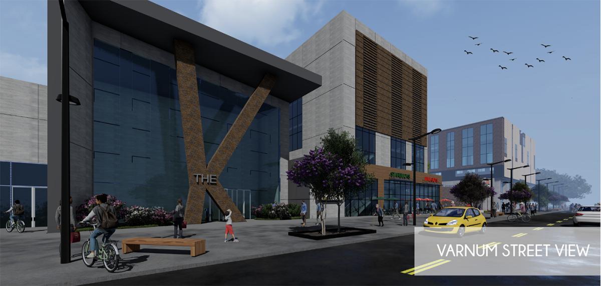 Street view of the Eastern Exchange shopping center