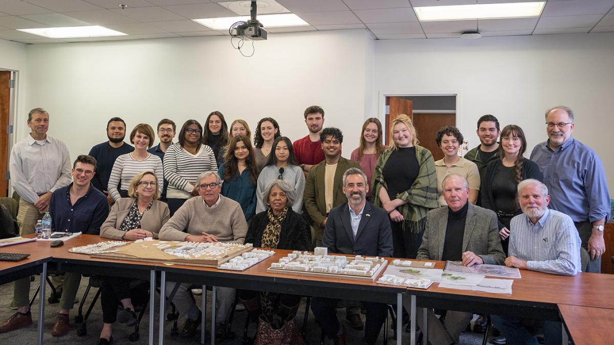 Jake Day and the Urban Design studio students and faculty