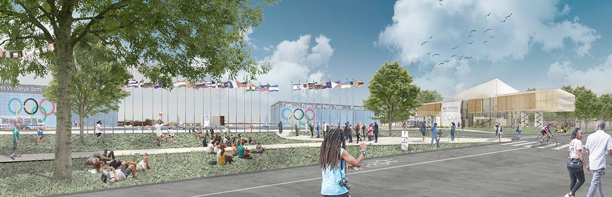 Olympic game rings as a design tool in buildings