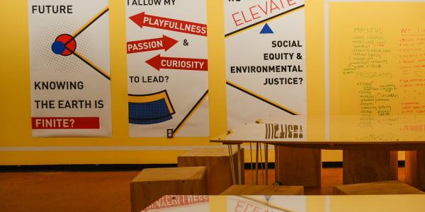 Sustenance & Sustainability posters in Kibel Gallery.