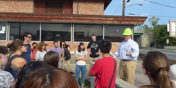 RDEV students on site.