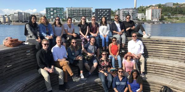 Scandinavia education abroad trip, group photo