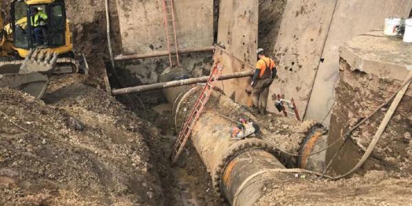 Water infrastructure construction