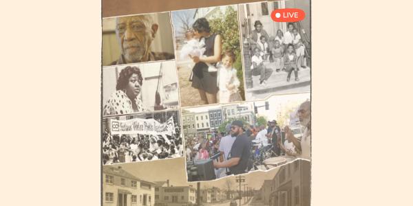 Collage of the film: Barry Farm: Community, Land & Justice in Washington, DC