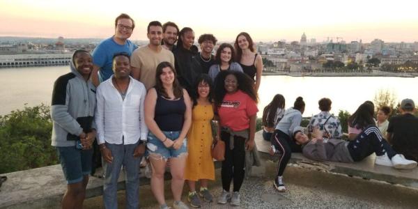 Students on Cuba Education abroad trip
