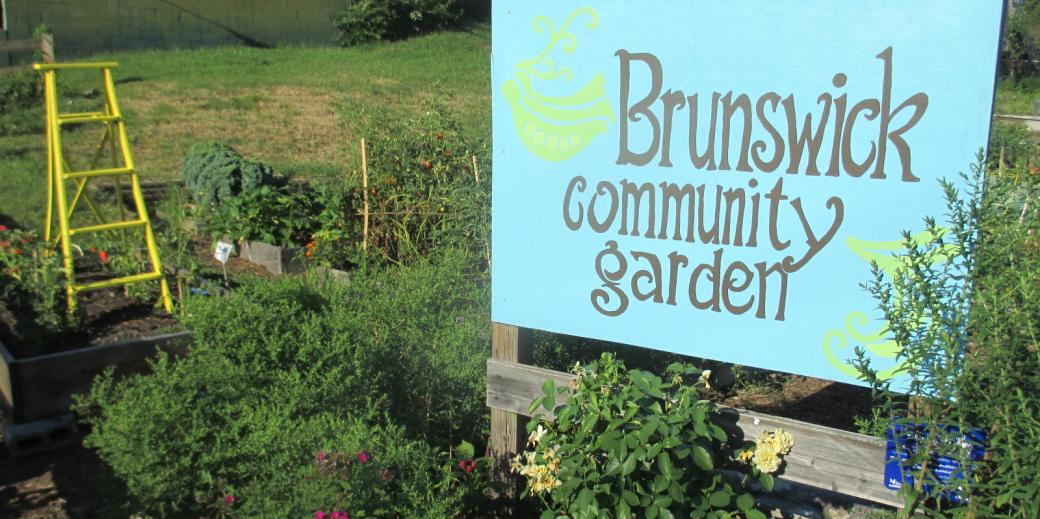 Brunswick Community Garden Sign