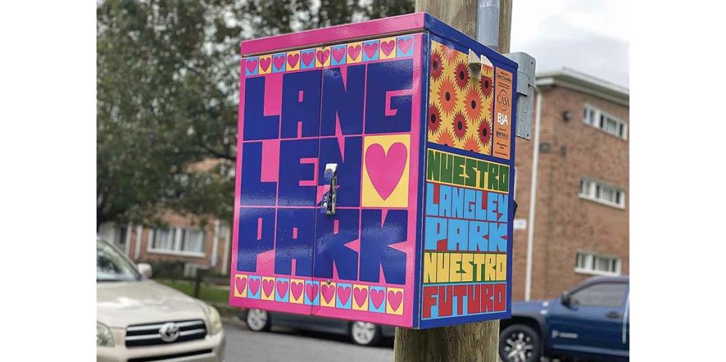 Langley Park mailbox art