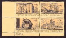 Historic Preservation '71 stamps. 