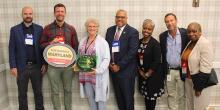 City of College park receiving Sustainable Maryland Certified award
