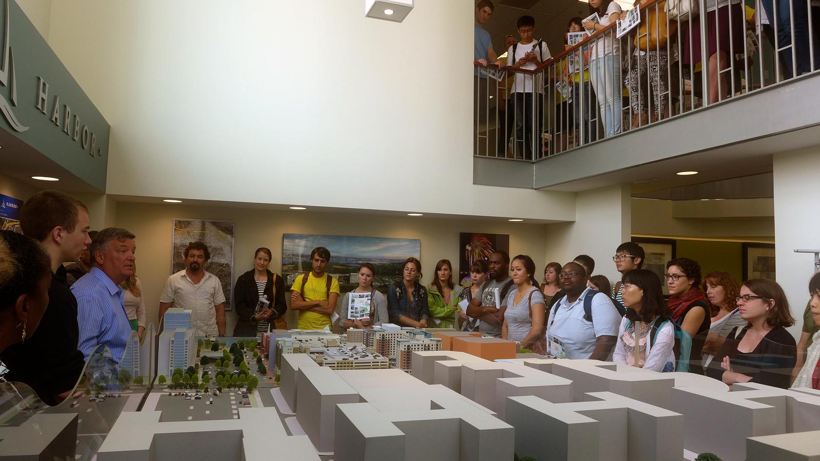 The interdisciplinary graduate student tour connects students to the people and places of the region's built environment.
