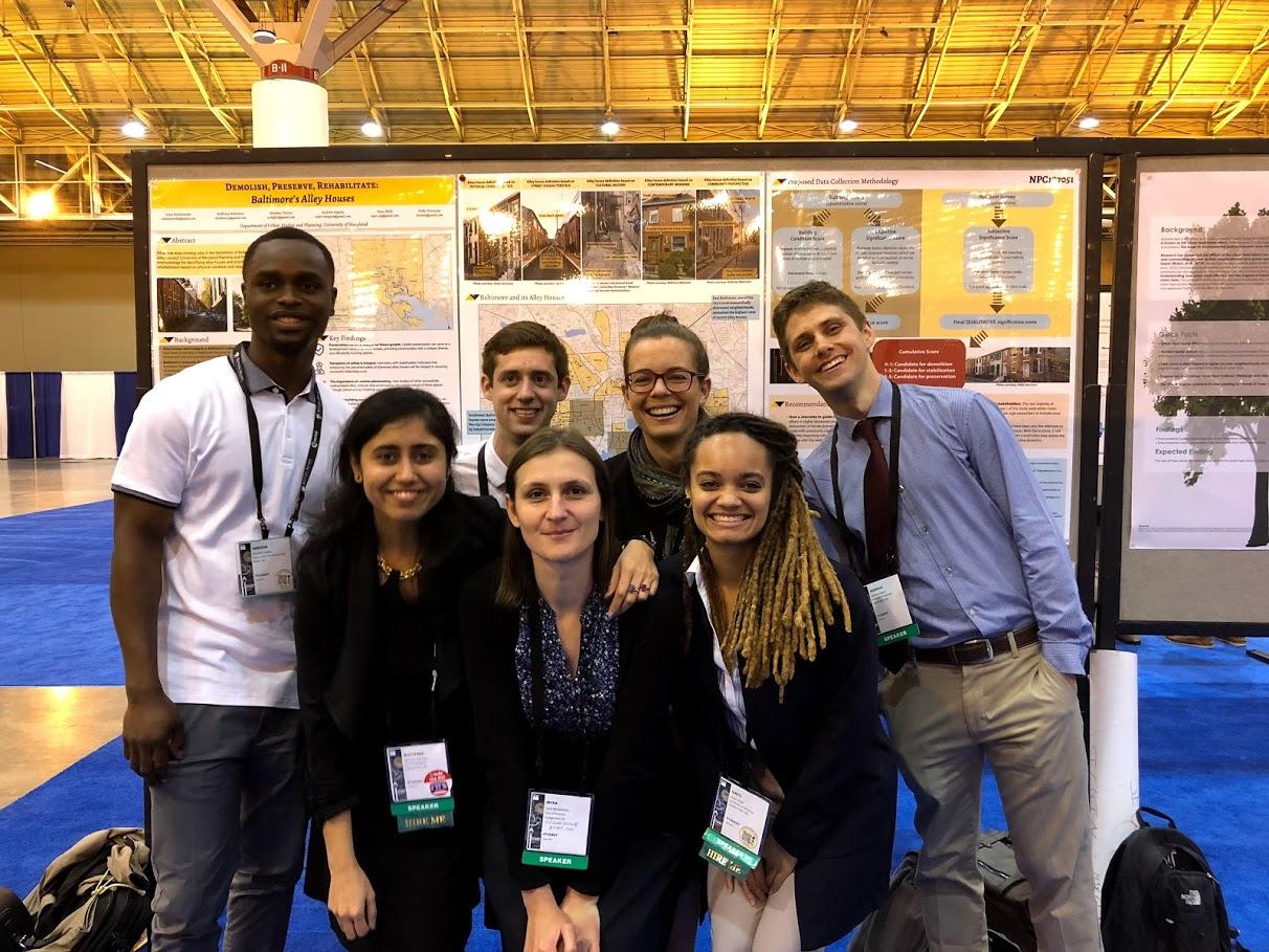 Students present project on Baltimore Alley Houses at Planning Conference