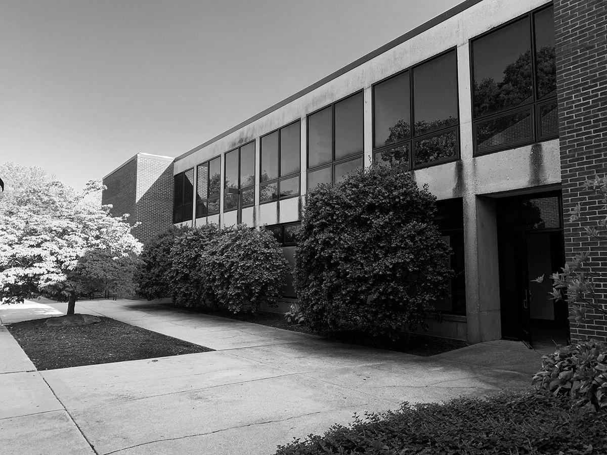 Black and white photo of MAPP Architecture Building