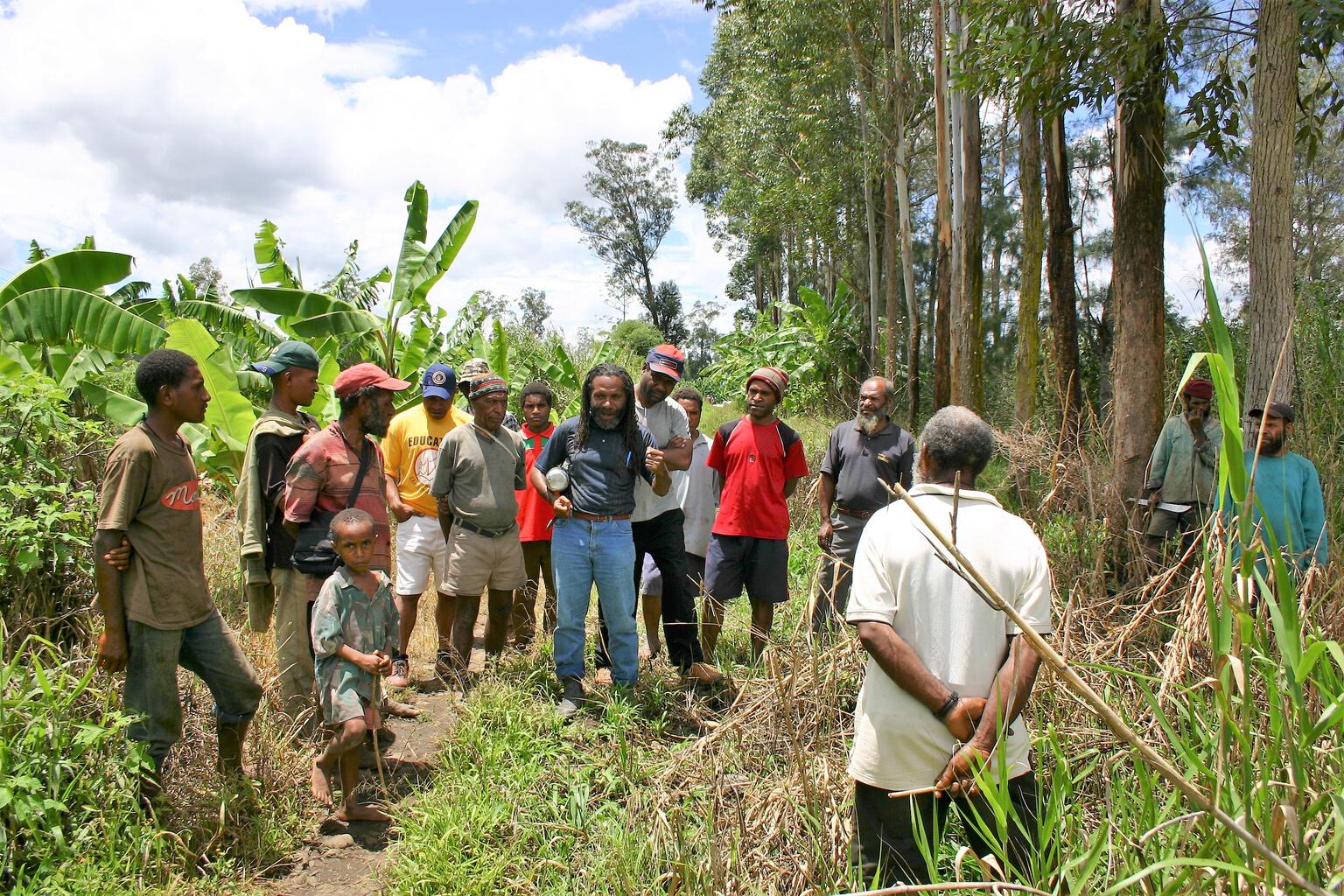 Community consultation in Mt Hagen, Papua New Guinea
