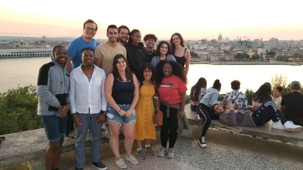 Students on Cuba Education abroad trip