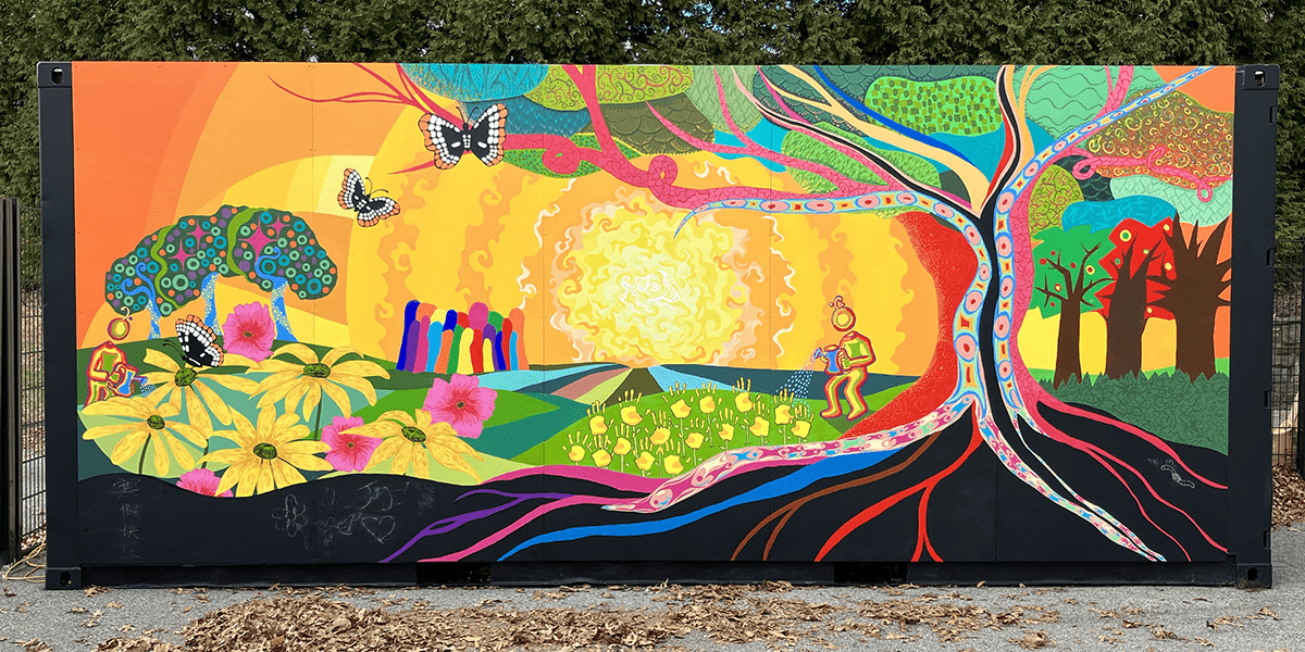 Colorful Mural for Creative Placemaking