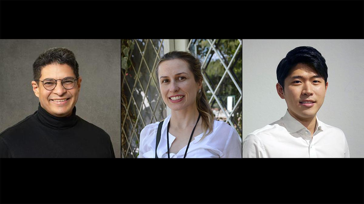 Dr. Michael Carlos Kleiss, Dr. Andressa Martinez and Dr. Deok-Oh Woo.