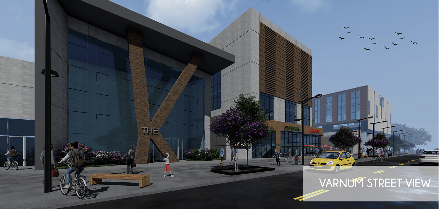 Street view of the Eastern Exchange shopping center