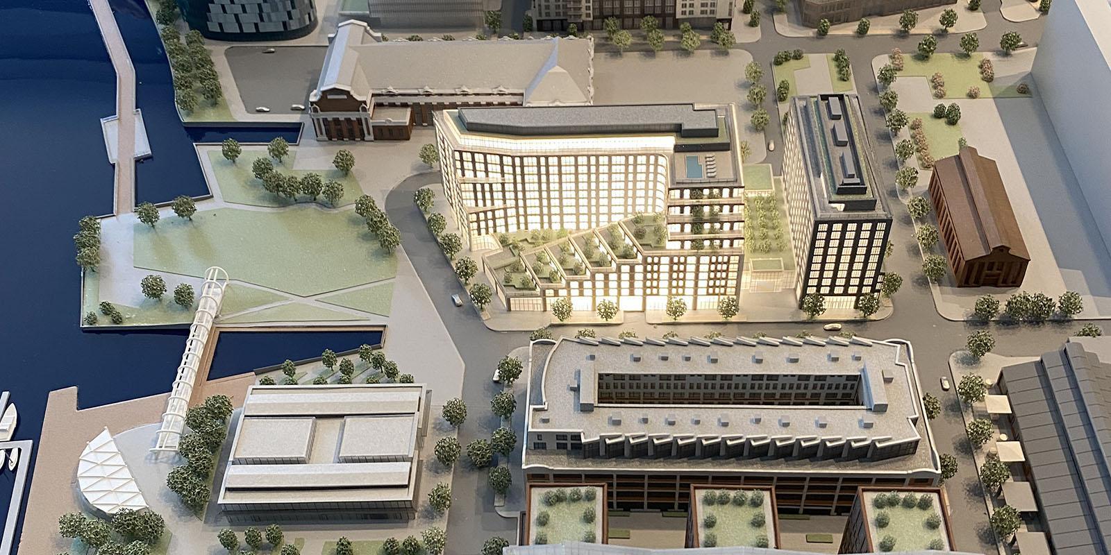 Model of Navy Yard