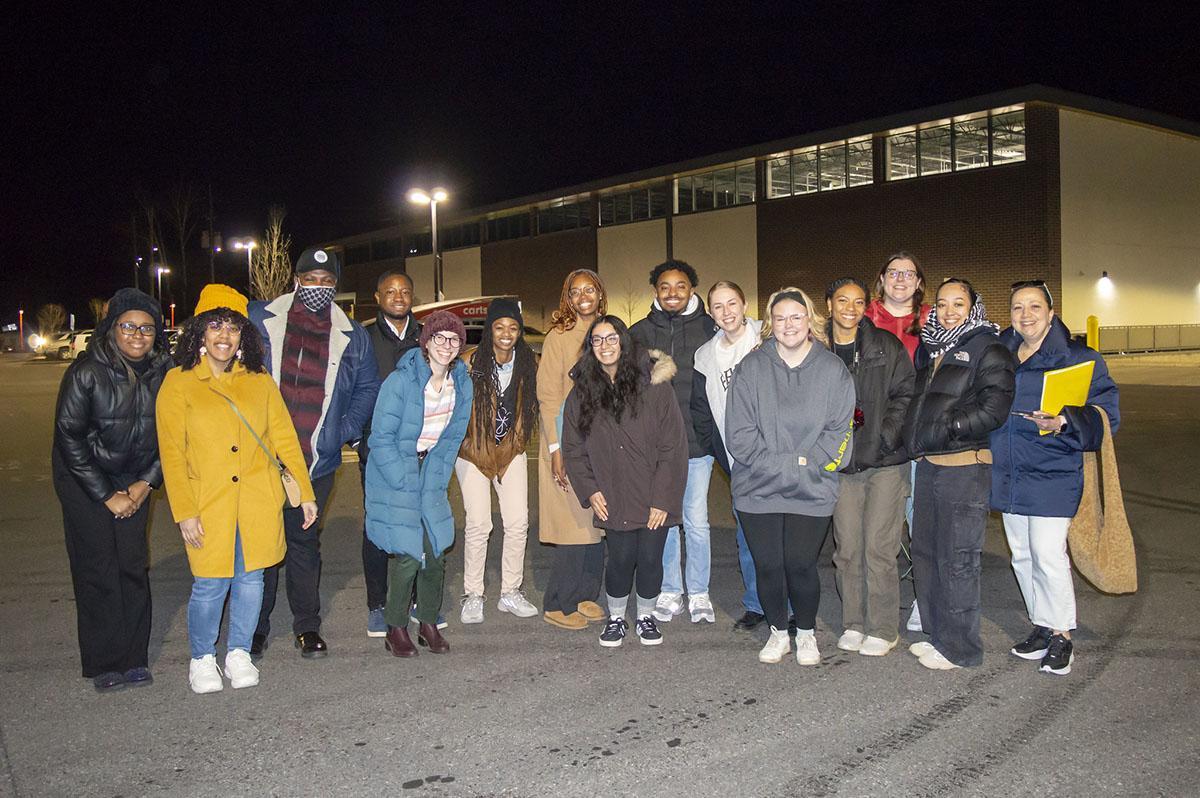 Group shot of students