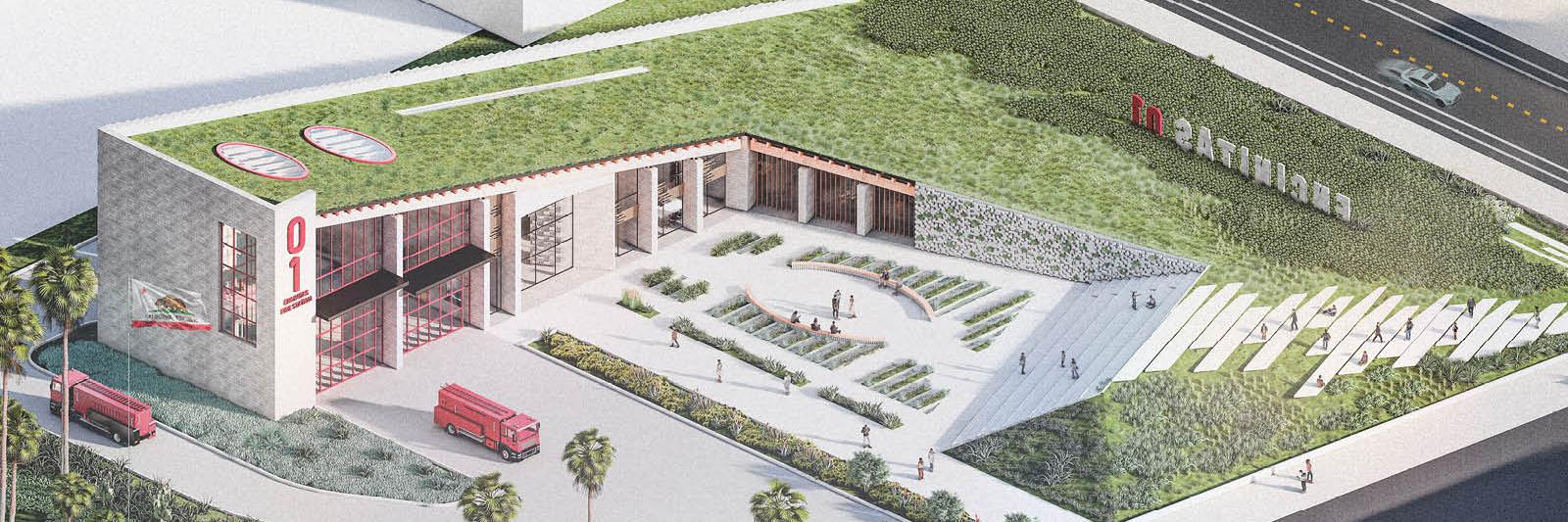 Underhill firestation rendering