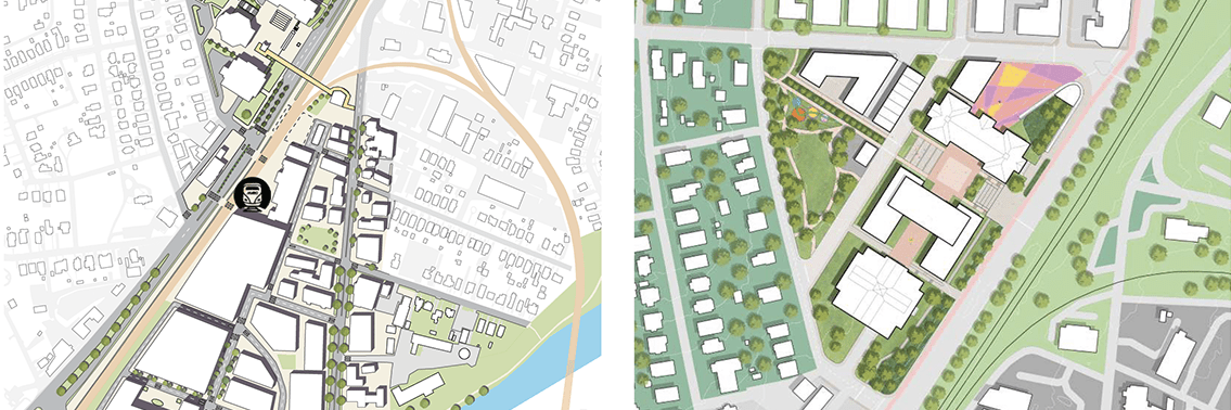 Two urban design plans 