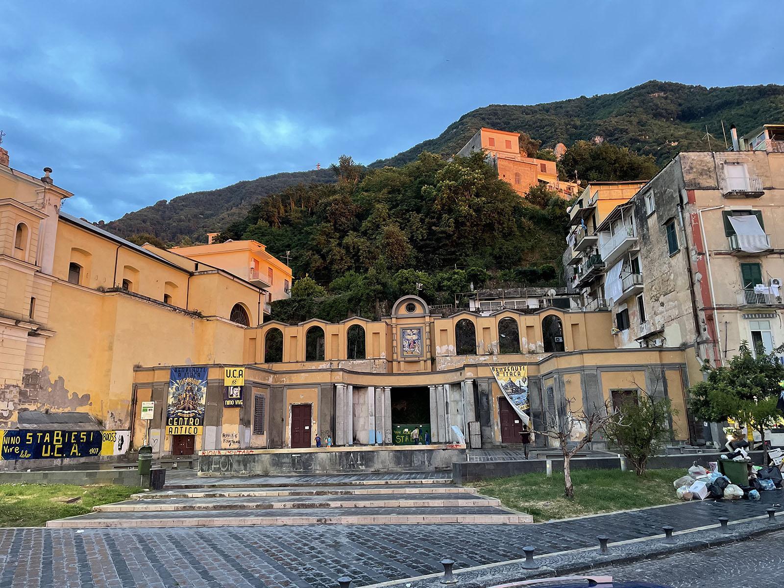 Buildings in Stabiae, Italy