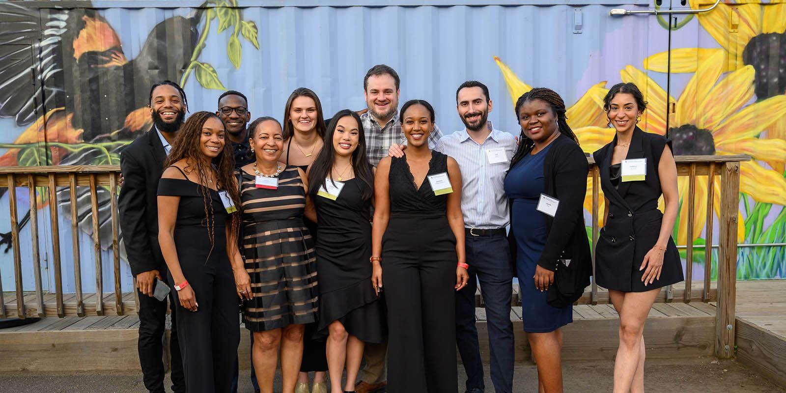 Group shot of Real Estate Development students and director
