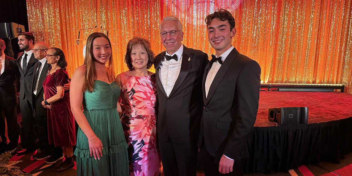 Craig Spangler and his family